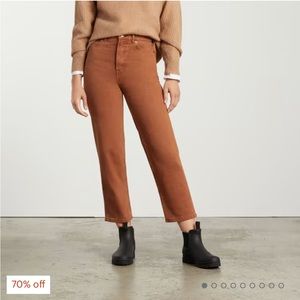 Women’s Everlane Way-High Jean - Archroma Rich Earth - 31 Waist, 29.5 Inseam